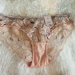 NWT Auden Floral Lace Cheeky Panty